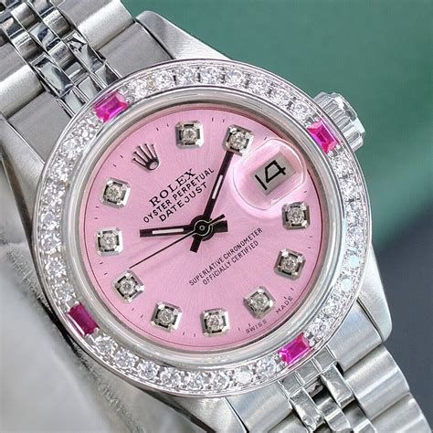 pink face rolex men's|women's rolex pink face.